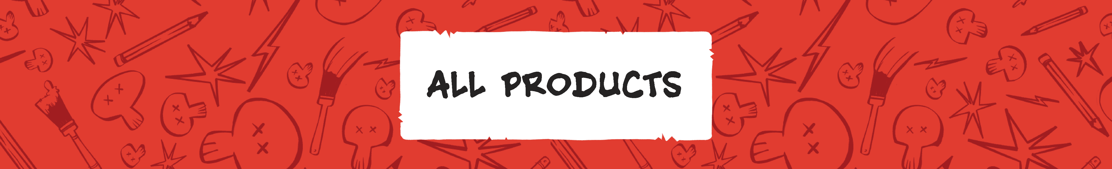 Chaotic Draw Along banner for Products.