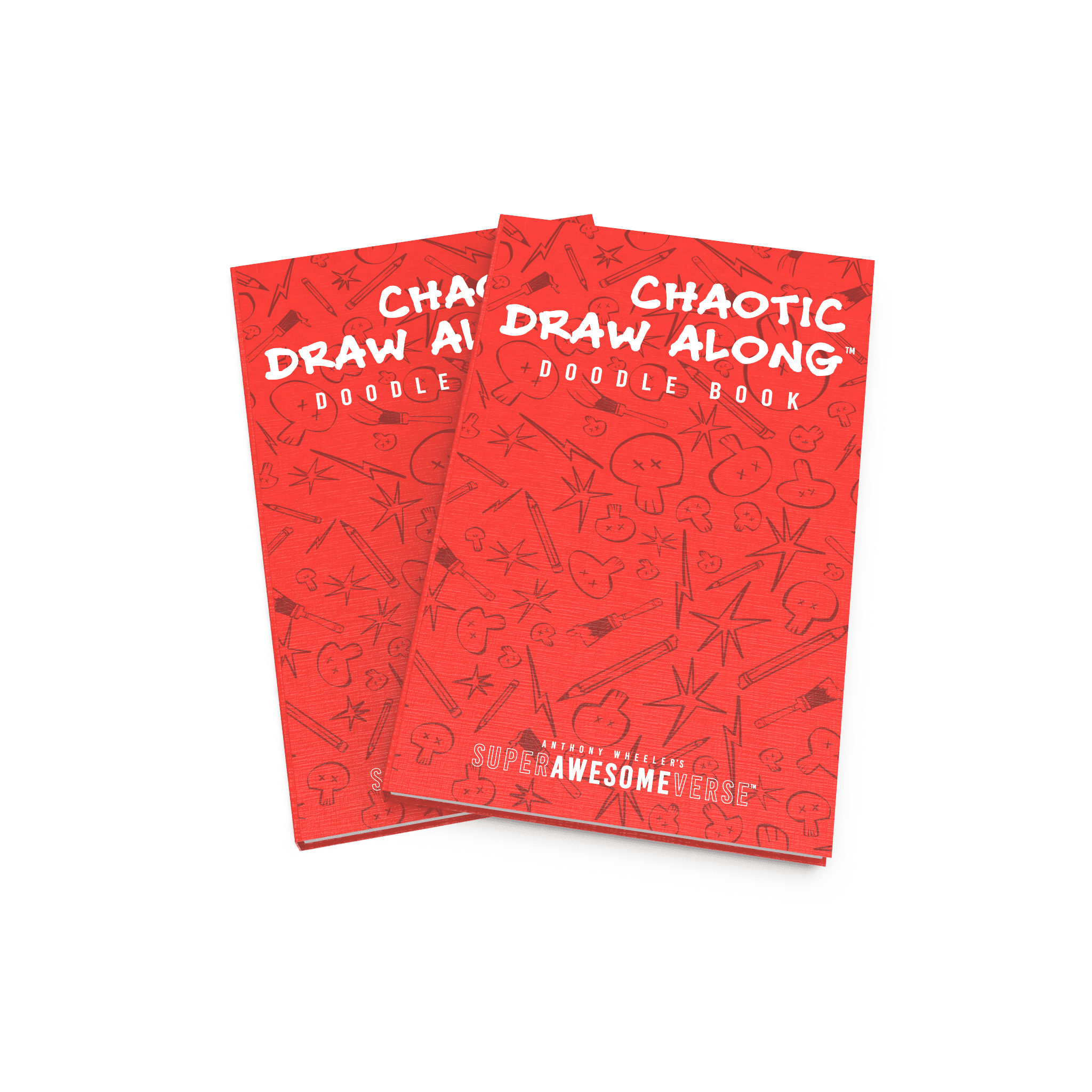 Chaotic Draw Along - Doodle Books (2 pack)